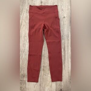 Lululemon Invigorate Leggings in Burgundy